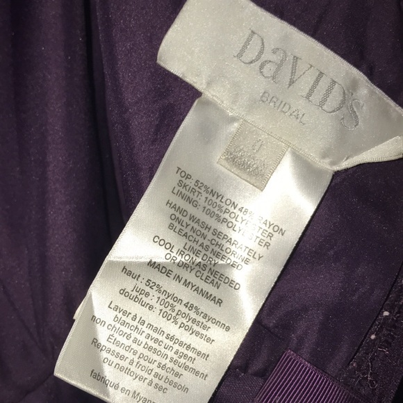 David’s Bridal Formal Dress, Size 0 - Picture 7 of 7